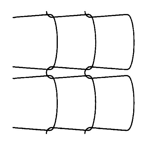 diagram of super-coarse mesh stitches